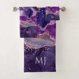 Textura de Ágata Brillante Púrp