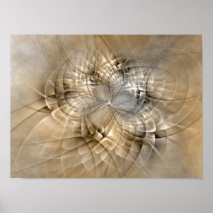Textura de arte fractal abstracto de tonos terroso