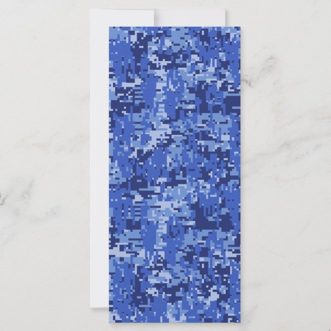 Textura de camuflaje de camo digital azul de la ma (Anverso)