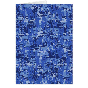 Textura de camuflaje de píxeles digitales azul mar