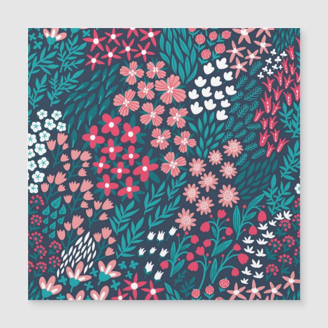 Textura de Flor Vintage sin inconvenientes. (Anverso)