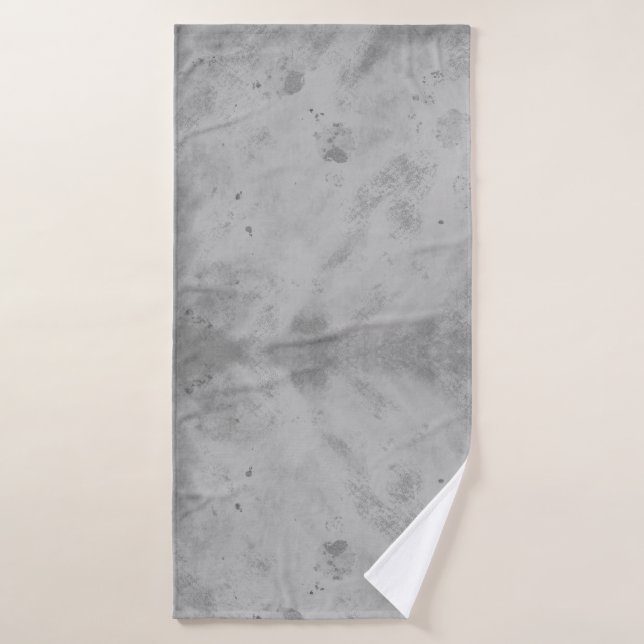 Textura de hormigón gris fondo rústico deteriorado (Toalla de baño)