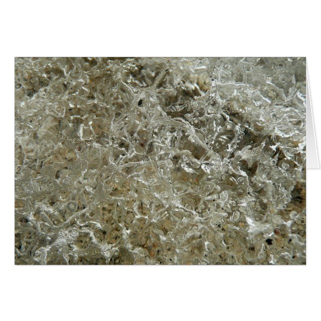 Textura De La Naturaleza Del Resumen De Hielo Glac (Anverso (Horizontal))