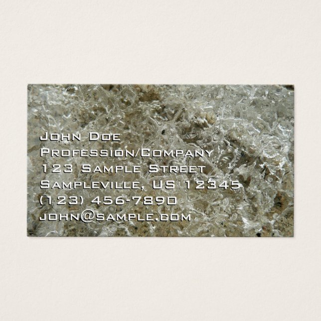 Textura De La Naturaleza Del Resumen De Hielo Glac (Frente)