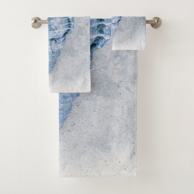Textura de la playa de la cubierta azul de la vint (In situ)