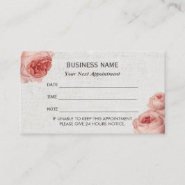 Textura de lino floral del vintage de la tarjeta