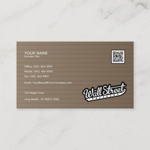 Textura de madera - Diseño de tarjetas de visita