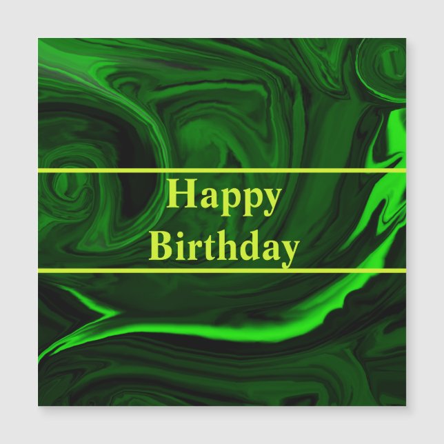 textura de malaquita verde piedra ,personalizada (Anverso)