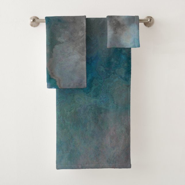 Textura de mármol azul y gris (In situ)