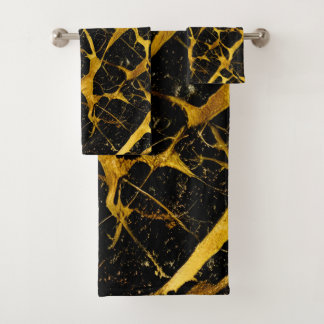 Textura de mármol dorado Patrón sin inconvenientes