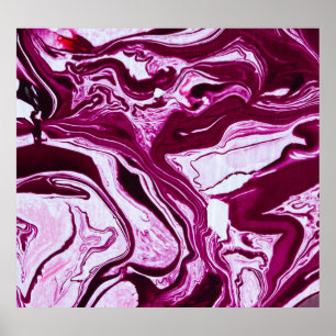 Textura de mármol magenta: arte fluido abstracto