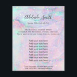 textura de mármol pastel Volante<br><div class="desc">salón de belleza viajero profesional de maquillaje</div>