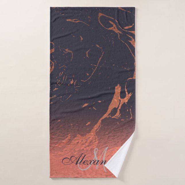 Textura de mármol Rosa (Toalla de baño)