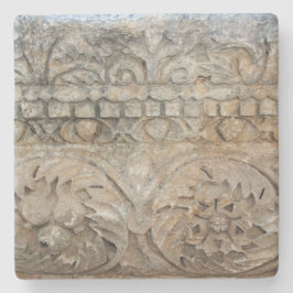 Textura de piedra de la plaza de Israel posavasos