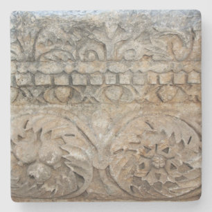 Textura de piedra de la plaza de Israel posavasos