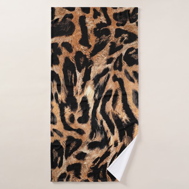 Textura de piel de leopardo (Toalla de baño)