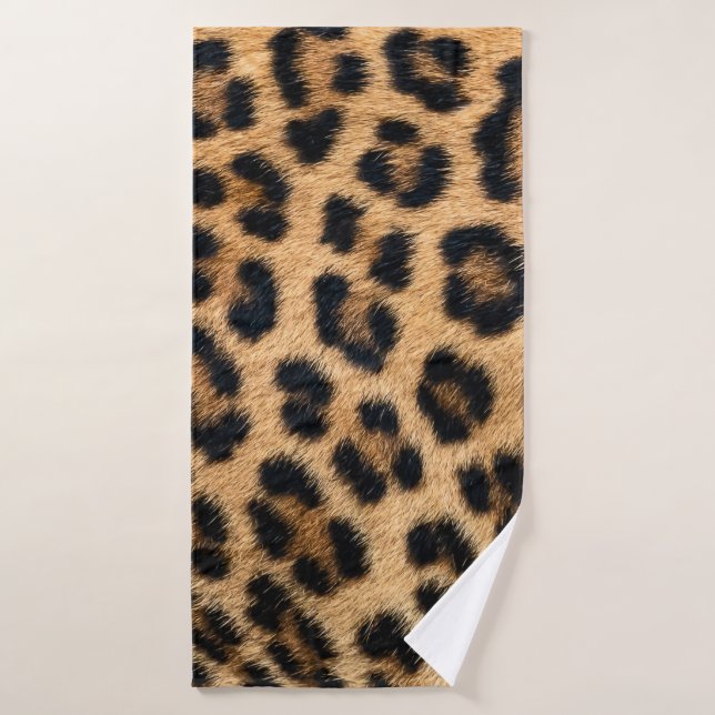Textura de piel de leopardo (Toalla de baño)