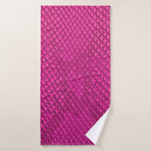 Textura de piel de serpiente de pitón rosa