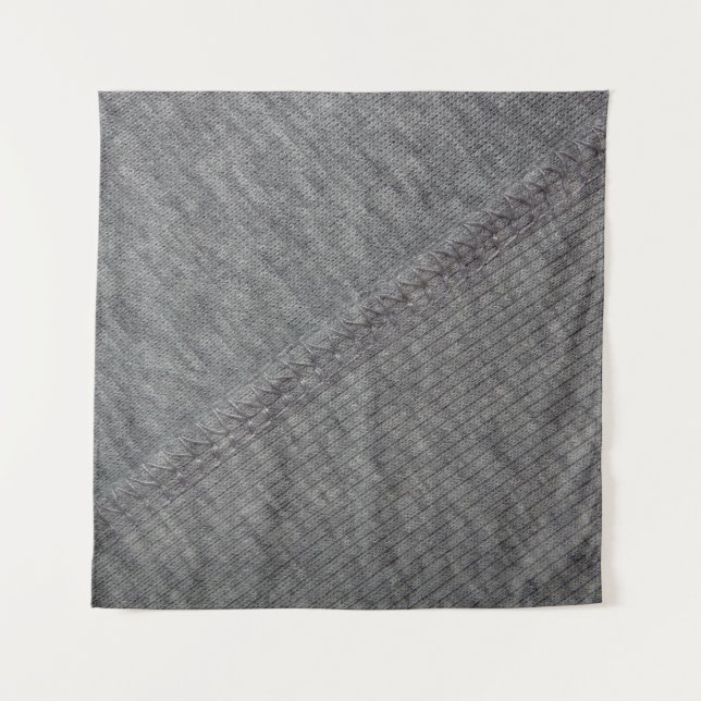 textura de tela gris con dibujos abstractos y  (Anverso)