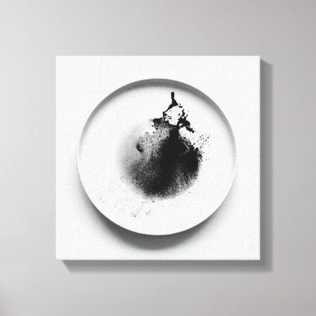 Textura del café monocromo del arte abstracto 13 (Anverso)