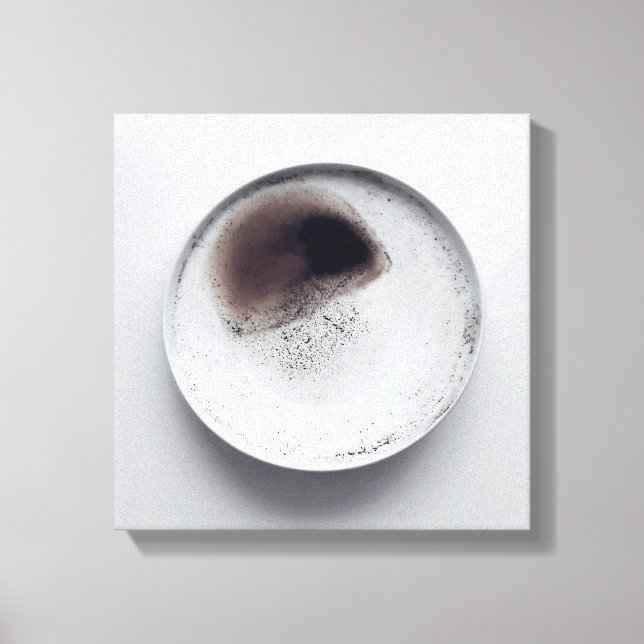 Textura del café monocromo del arte abstracto 6 (Anverso)