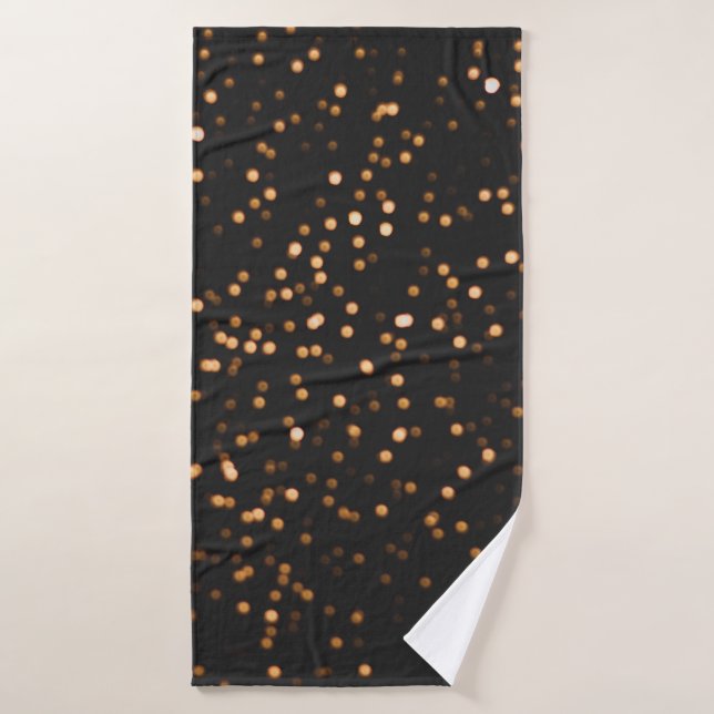 textura dorada de fondo purpurina (Toalla de baño)