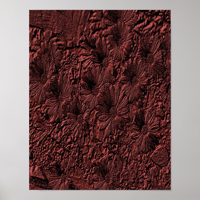 Textura esculpida: arte floral (Frente)