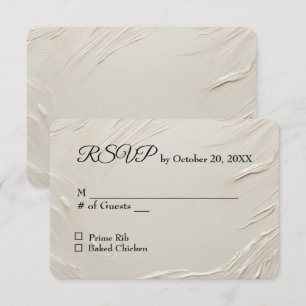 Textura marfil abstracto para RSVP de boda