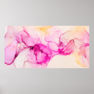 Textura marina de tinta de alcohol. Arte contempor