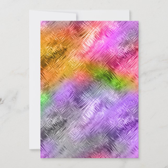 Textura púrpura brillante asimétrica (Anverso)