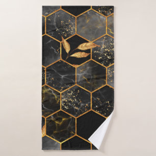 Textura sin soldadura de hexágono de mármol con ho