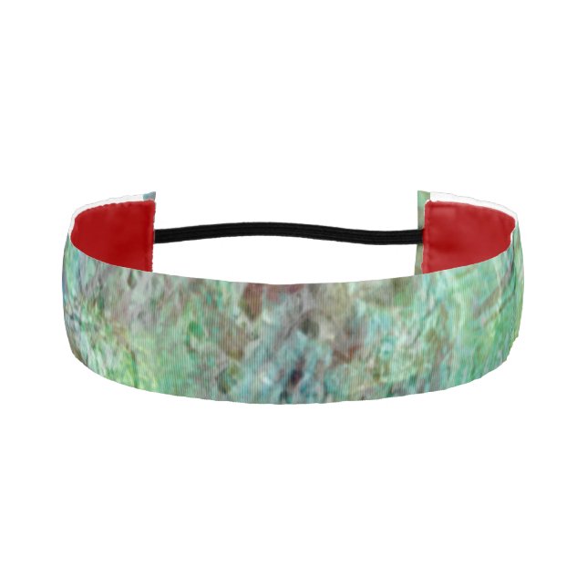 Textura verde calmo Bandas de cabeza no deslizante (Anverso)