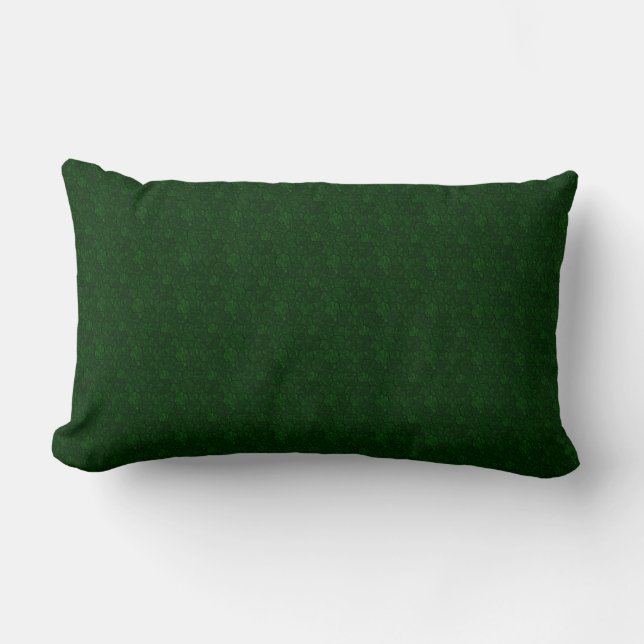 Textura verde forestal Imprimir almohada lumbar (Anverso)