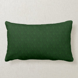 Textura verde forestal Imprimir almohada lumbar