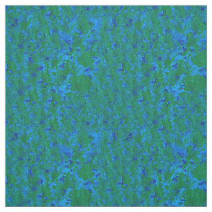 Texturas de Azul Verde Peces en el Patrón de Tela