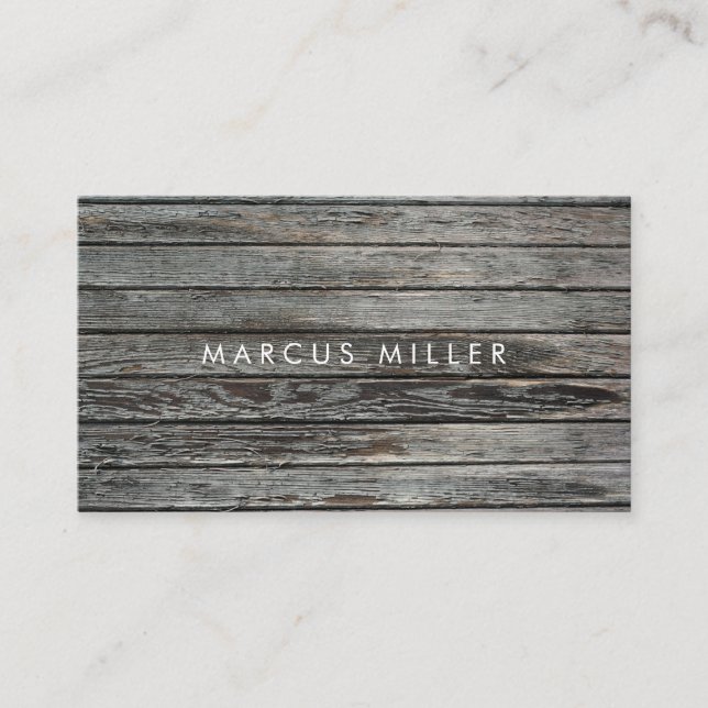 TEXTURAS | MADERA | TARJETA DE NEGOCIO (Anverso)