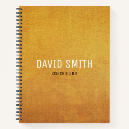 texturas Portátil de nombre de cuaderno de esbozo