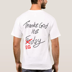 ¿TGIF? No, ¡es día de piernas! Camiseta divertida 