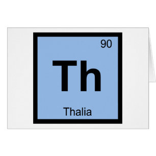Th - Thalia Gracias Símbolo de la Tabla Periódica