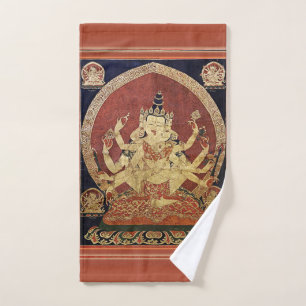 Thangka tibetano de Guhyasamaja Akshobhyavajra