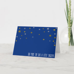 Thank You Card Little Star Baby Shower