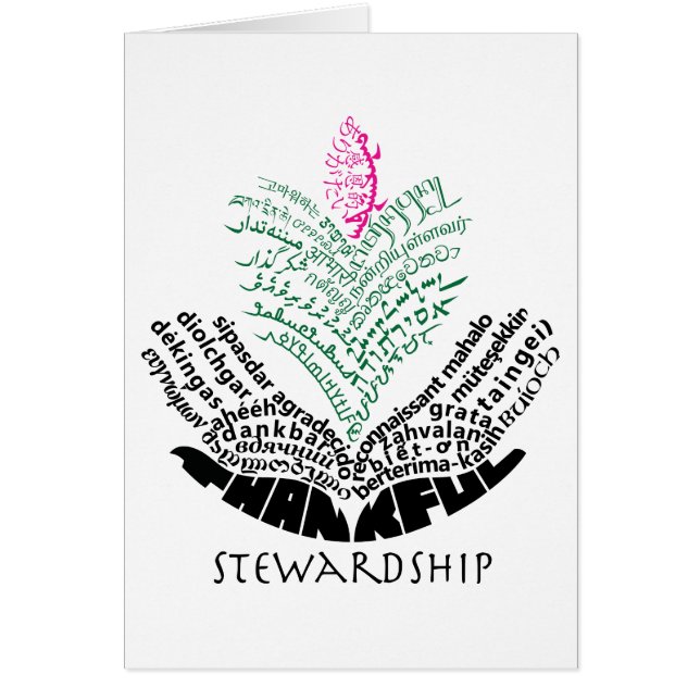 Thankful Stewardship Card - version 2 (Frente)