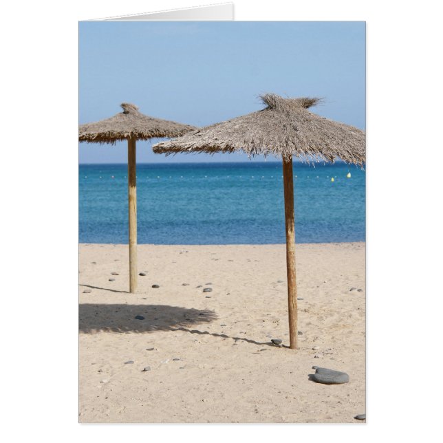 Thatch Beach Umbrellas (Frente)
