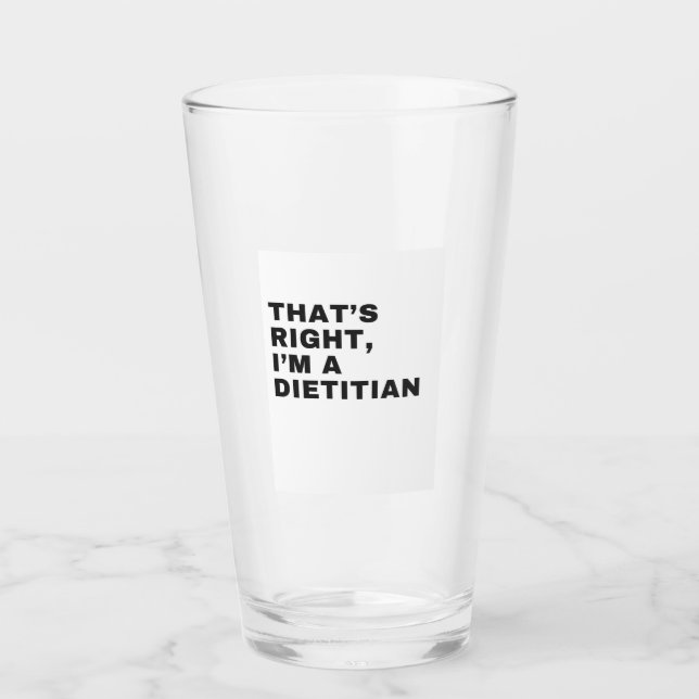THAT'S RIGHT I AM A DIETITIAN (Anverso)