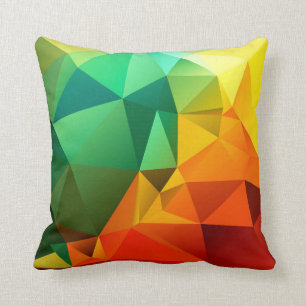 THCHS • Almohada poligonal multicolora