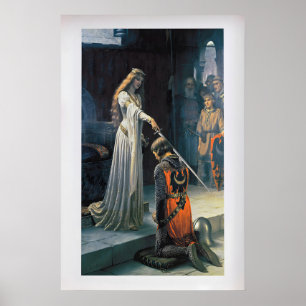 'The Accolade' de Edmund Leighton Arte Antiguo Ref