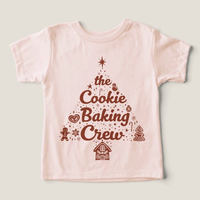 The Cookie Baking Crew Christmas Tree Design (Diseño delantero )