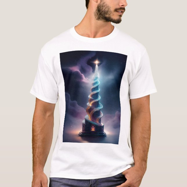 The Corkscrew Tower With Starburst At Top T Shirt (Anverso)