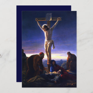 The Crucifixion. Fine Art Custom Easter Card