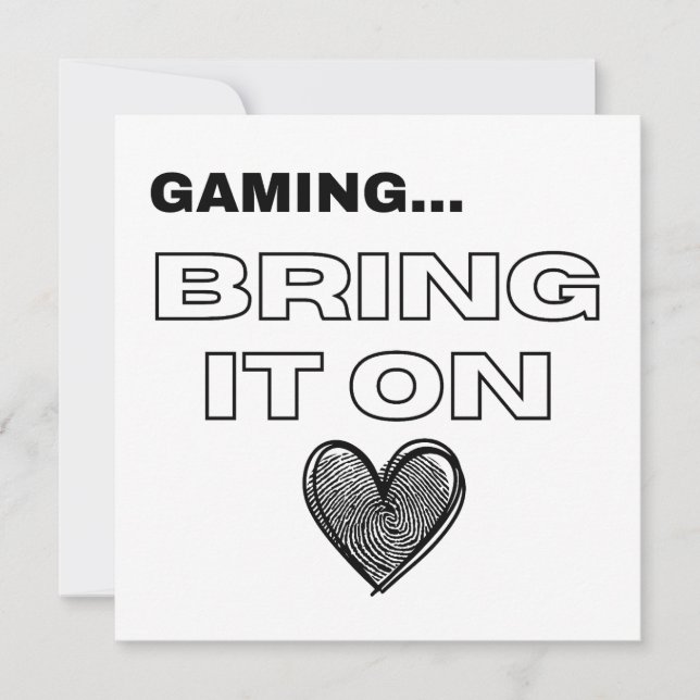 The Gamer Card (Anverso)